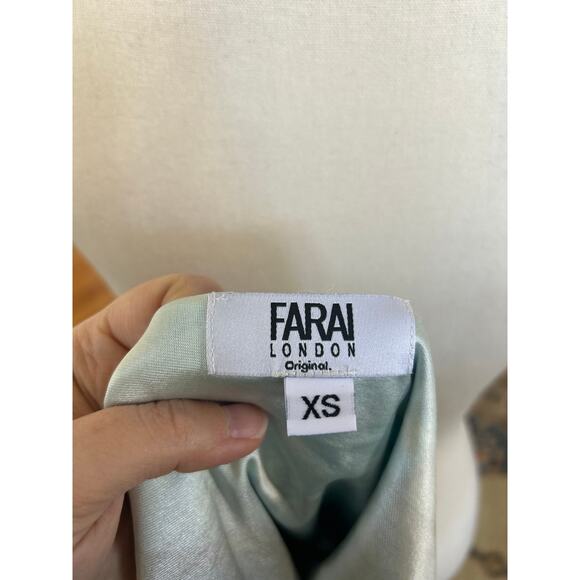 Farai London Blue Halter Mini Dress - Picture 7 of 8